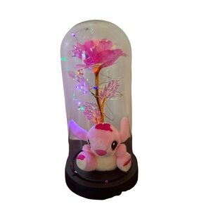 Pink  Dome LED Rose stitch Angela